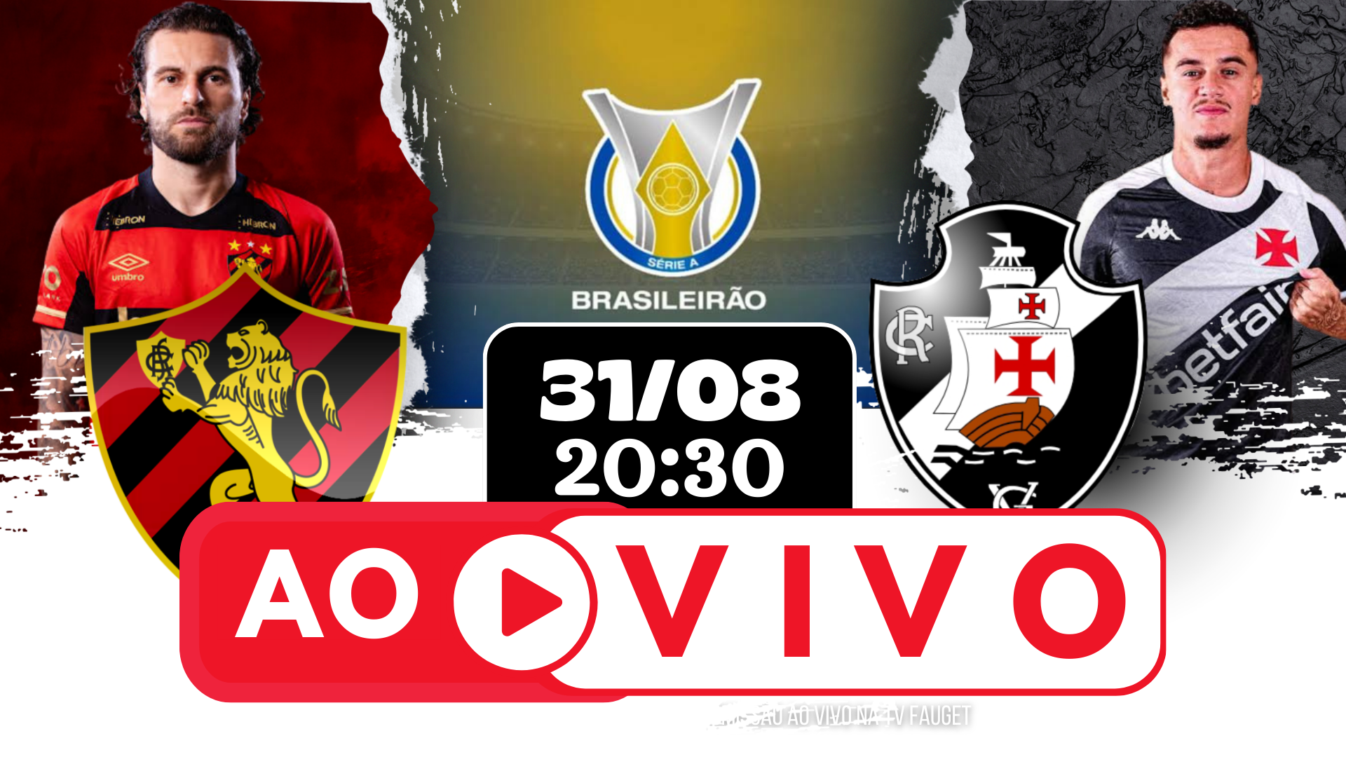 Sport Χ Vasco ao vivo